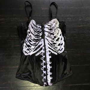 Skeleton corset